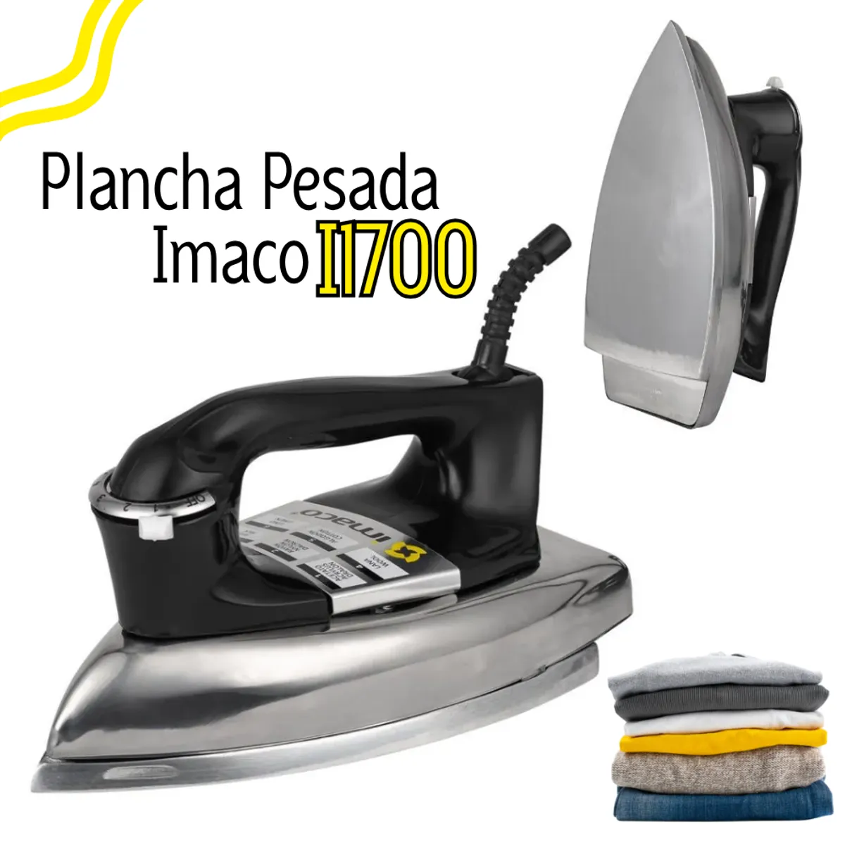 IMACO - Plancha Imaco Pesada Base Metal Acero - I1700