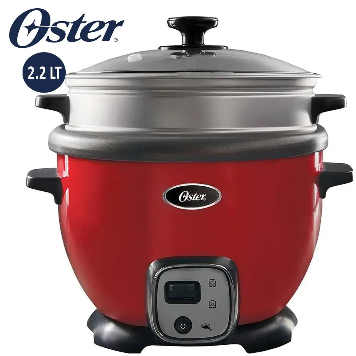 OSTER - Olla Arrocera Oster® CKSTRC7030R función Sofrito y Vaporera - Rojo