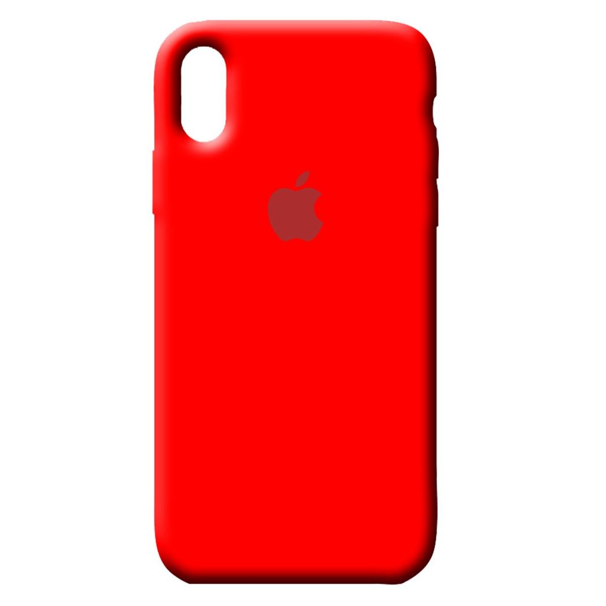 CASE - Funda Silicone Case Para iPhone X XS - Rojo