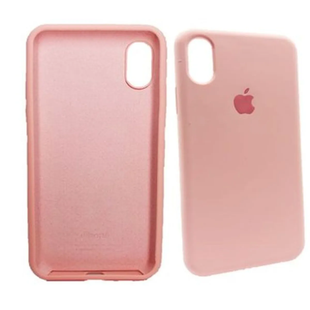 CASE - Funda Silicone Case Para iPhone X XS Rosado