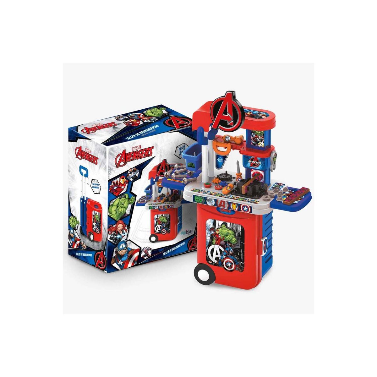 MARVEL - Set De Herramientas Y Maleta 3 En 1 Avengers