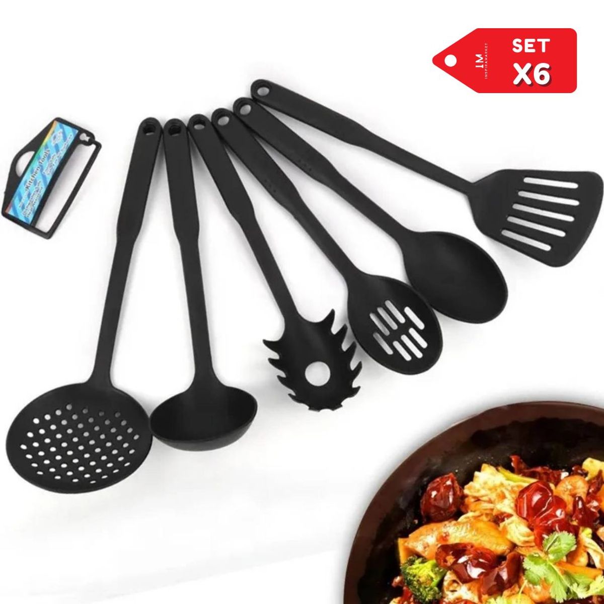 INSPIRA MARKET - Cucharones de Cocina set x6