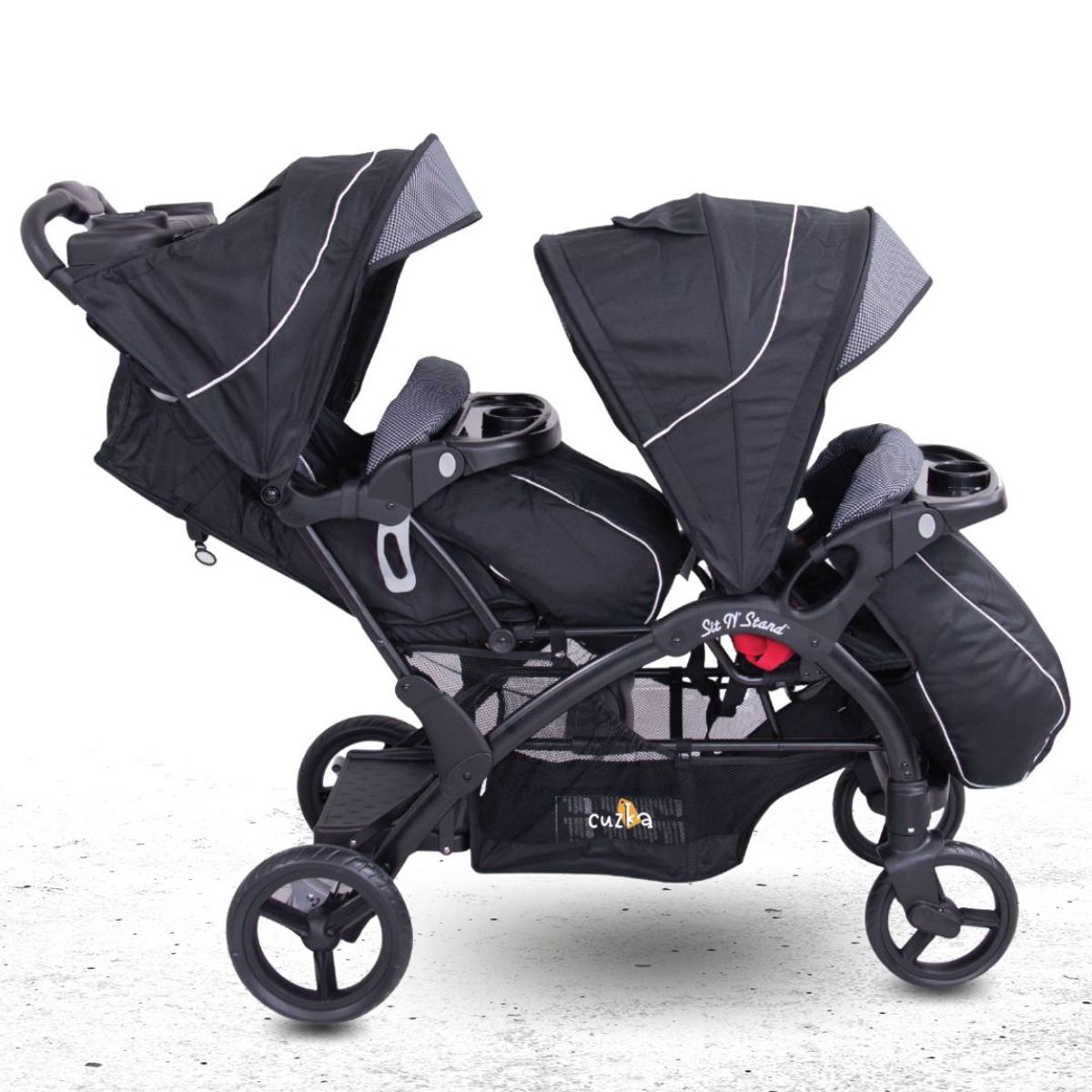 EBABY - Coche Cuna Mellicero EBABY »DUO LANDER» BLACK