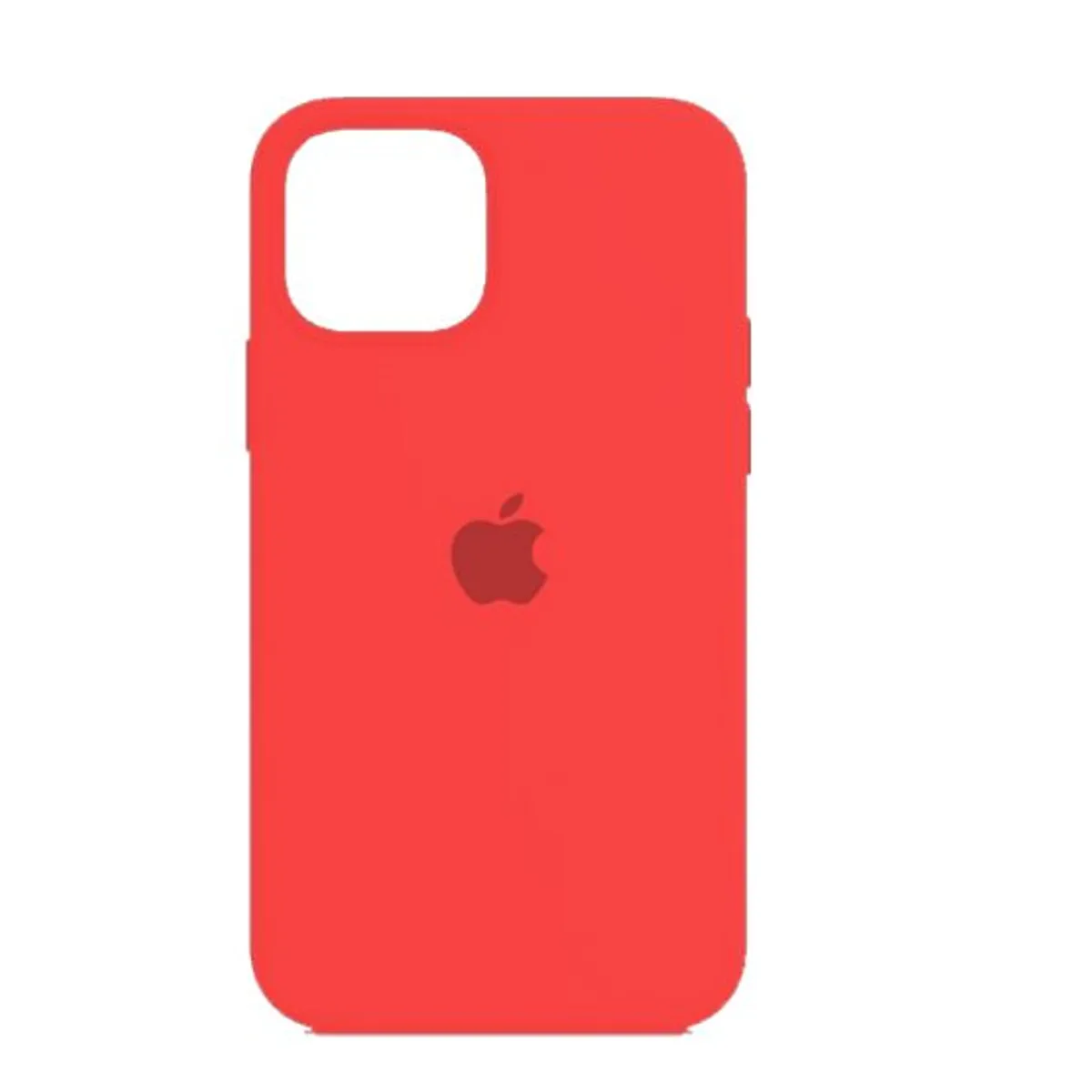 CASE - Funda Silicone Case para iPhone 12 12 Pro Rojo