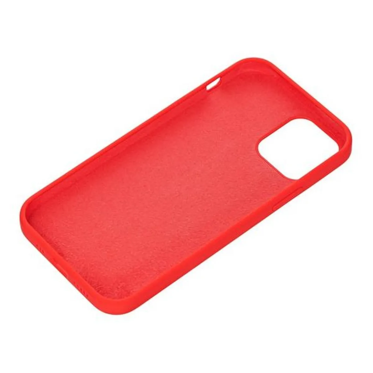 CASE - Funda Silicone Case para iPhone 12 12 Pro Rojo