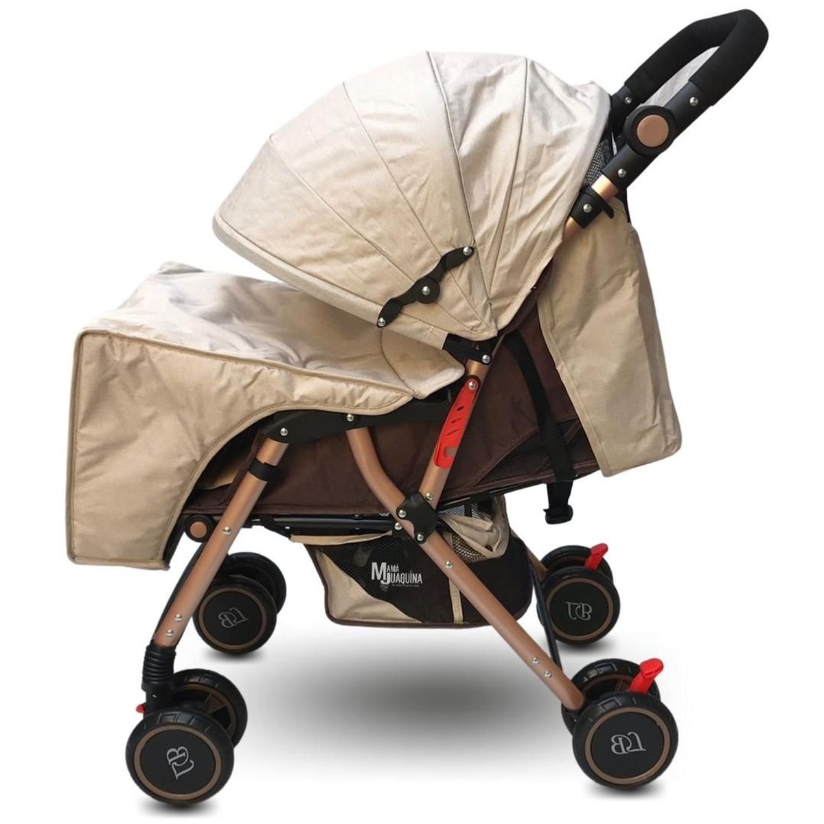 GENERICO - COCHE CUNA DE PASEO LITTLE BABY VALENCIA BEIGE