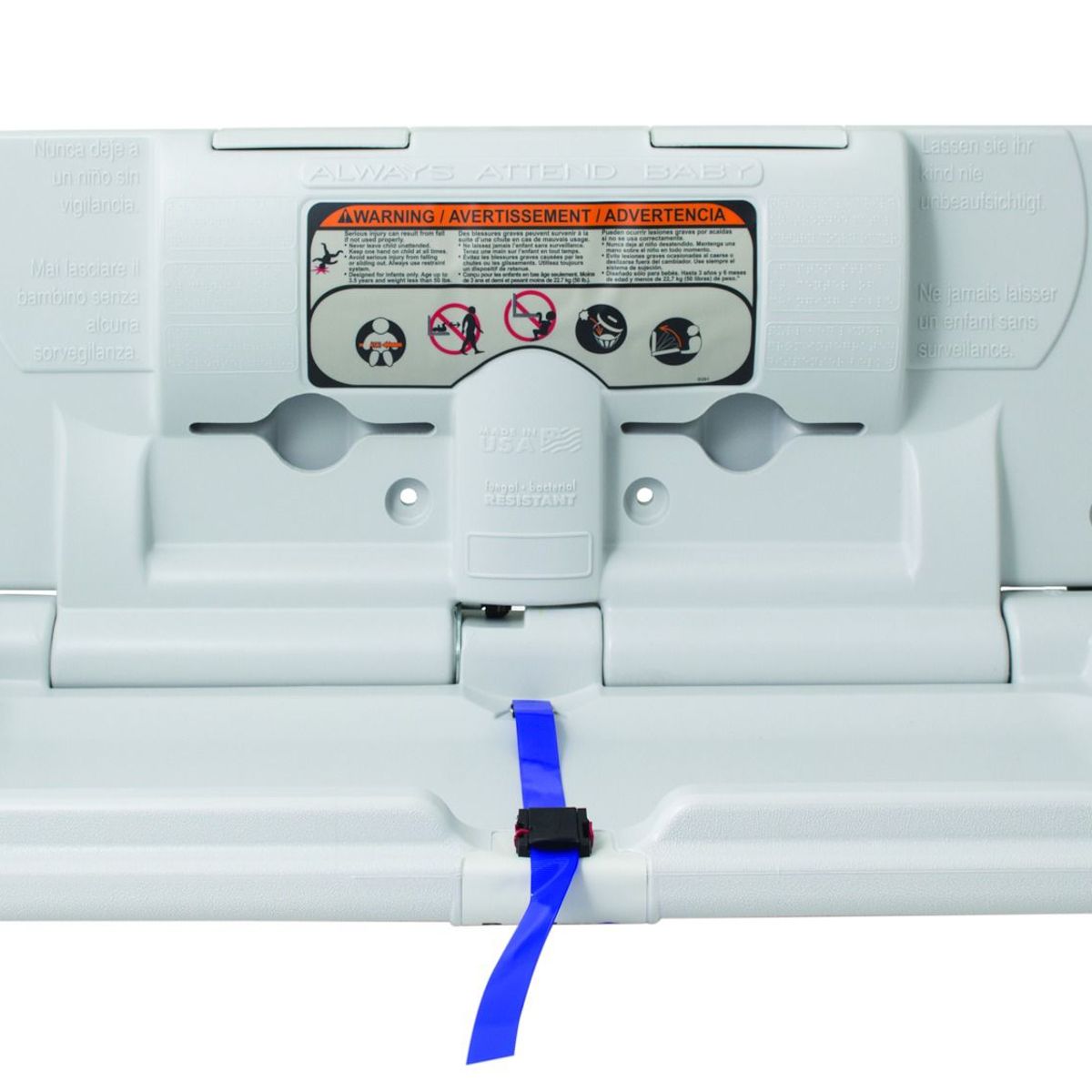 BRADLEY - Cambiador horizontal de pañales para bebe marca BRADLEY