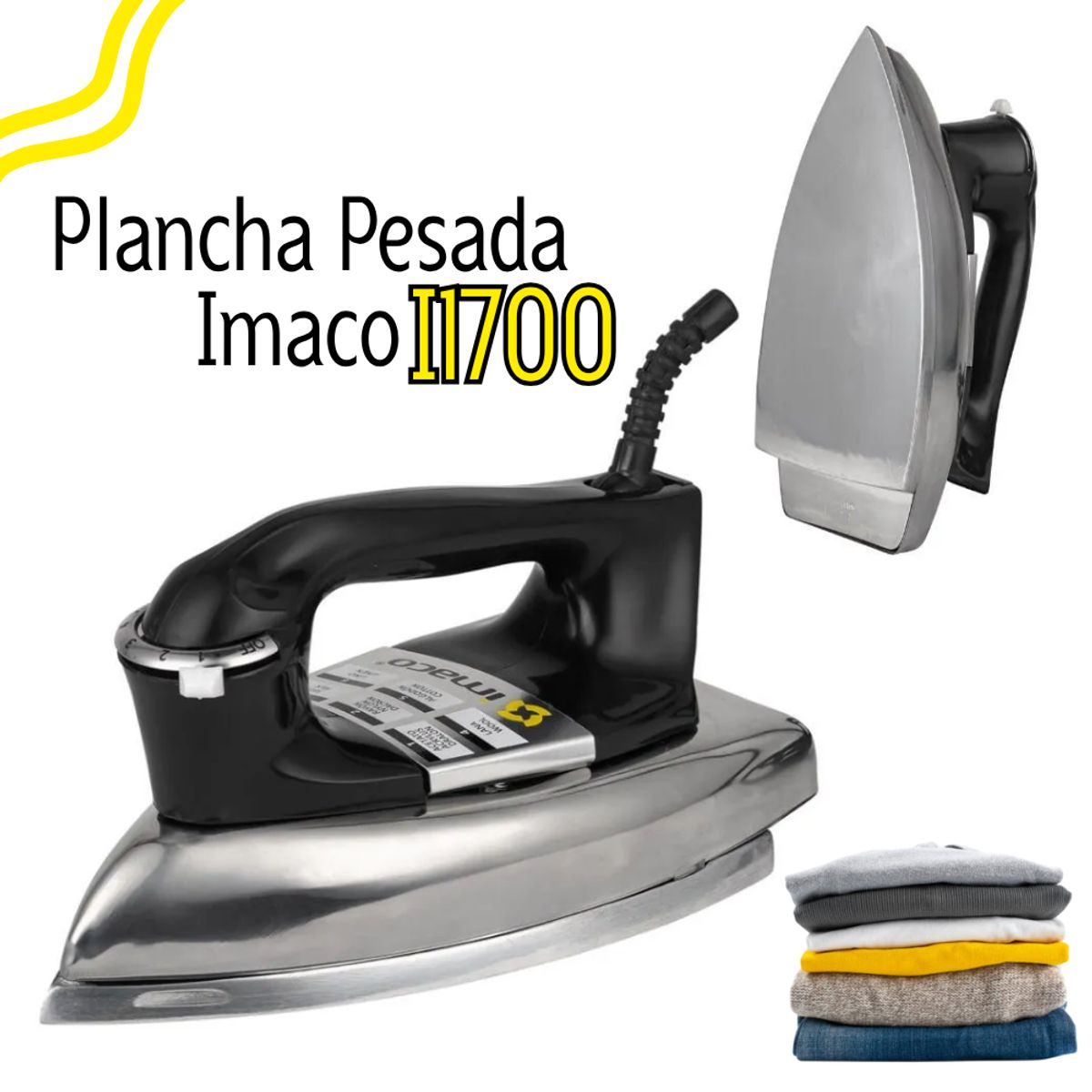 IMACO - Plancha Imaco Pesada Base Metal Acero - I1700