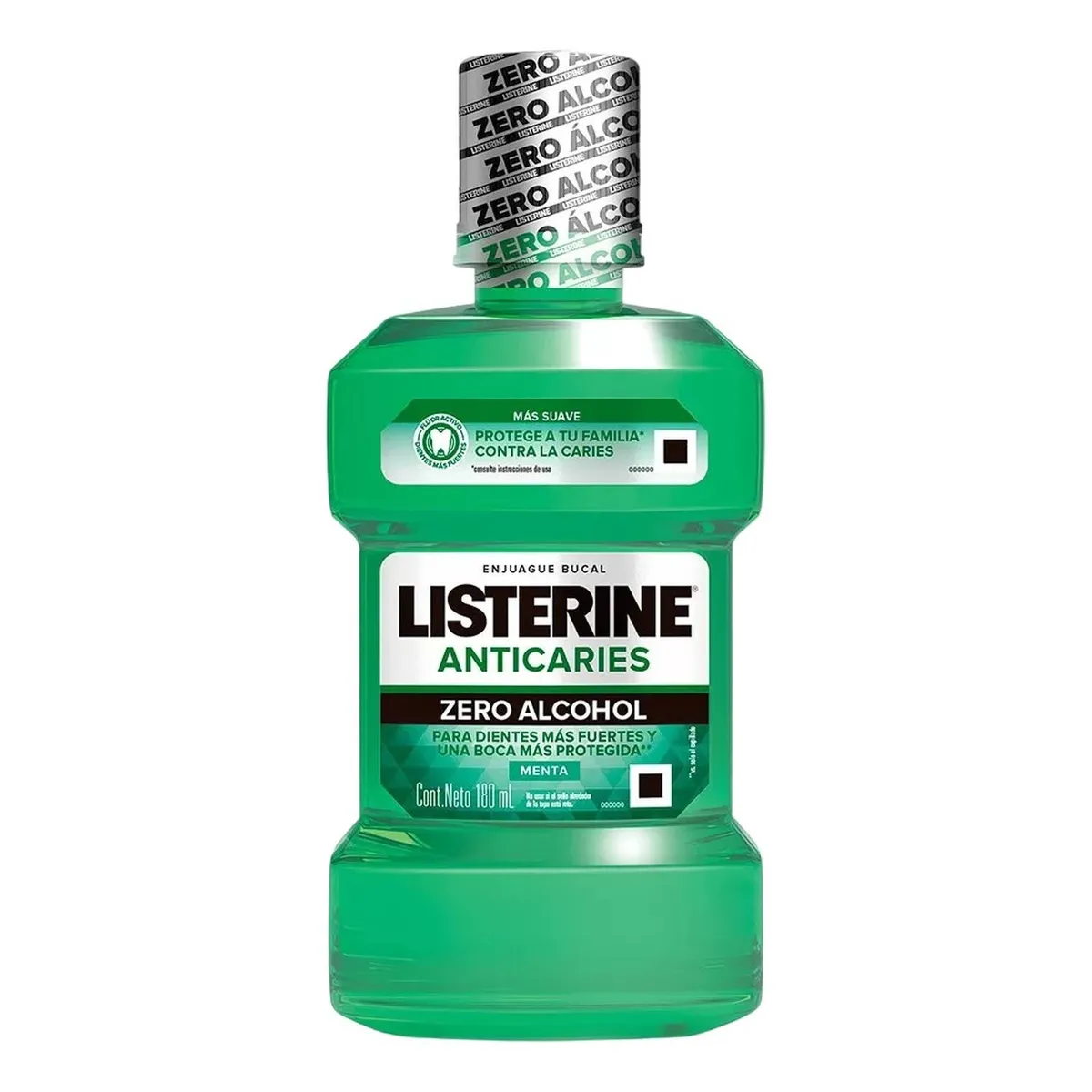 LISTERINE - Enjuague Bucal Listerine Anticaries Zero Alcohol 180ml