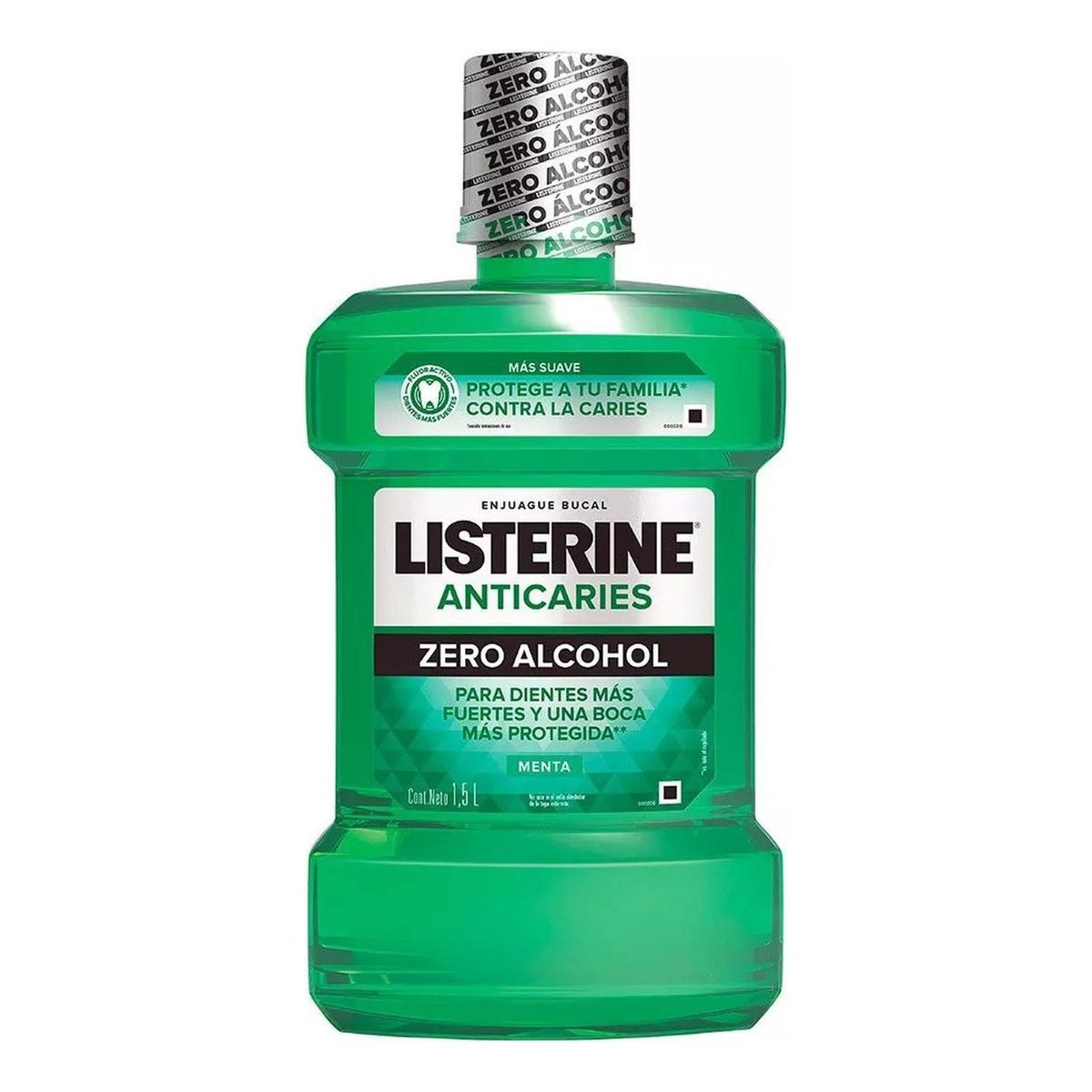 LISTERINE - Enjuague Bucal Listerine Anticaries Zero Alcohol 1,5 Litros