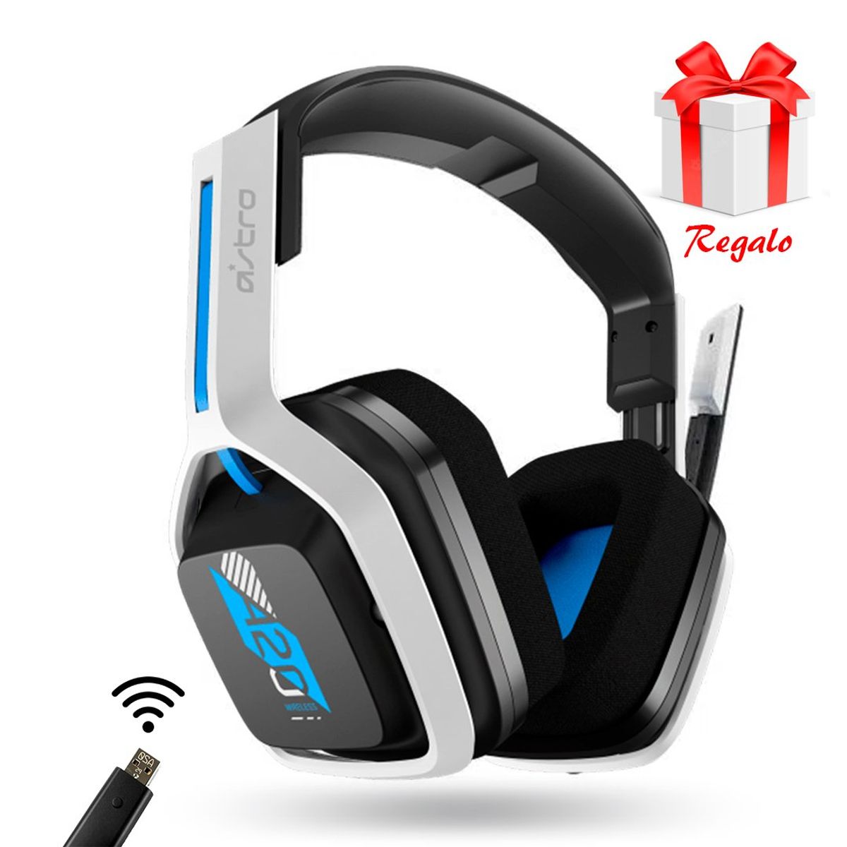 ASTRO GAMING - Audífono Gamer Astro A20 Wireless PS5, PC/MAC -  Negro