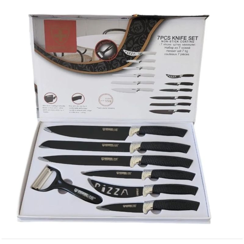 INSPIRA - Set de Colección de Cuchillos de Cocina Negro
