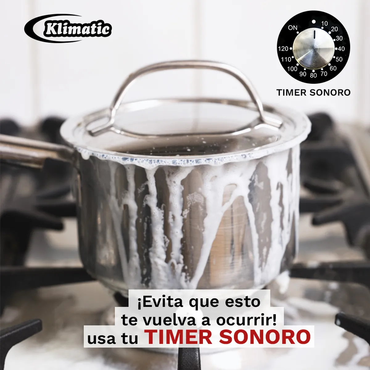 KLIMATIC - COCINA EMPOTRABLE TREVI 90 5 HORNILLAS