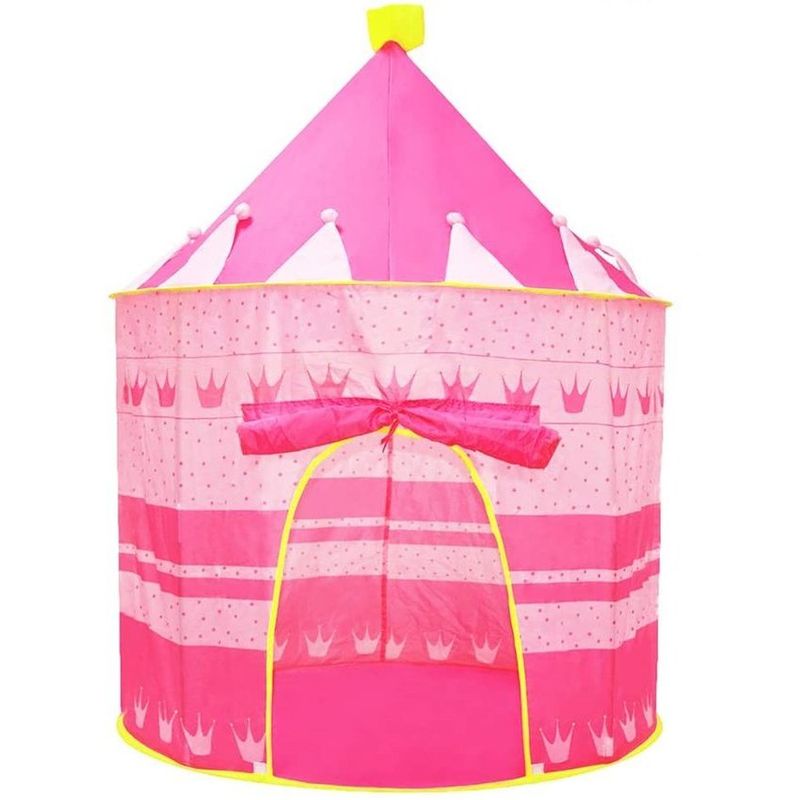 GENERICO - Carpa Castillo Casita Armable Niños Niñas Azul Rosado Envios