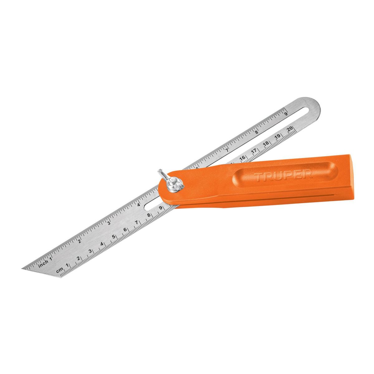 TRUPER - Escuadra Falsa Profesional acero inoxidable 8pulg Truper