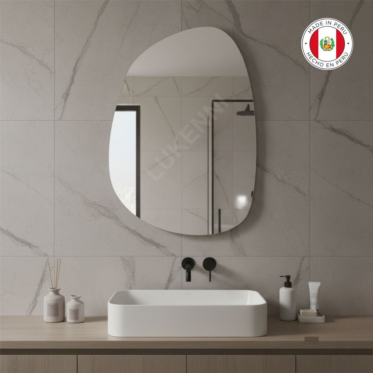 OEM - Espejo asimetrico 50x70 cm BRINCE