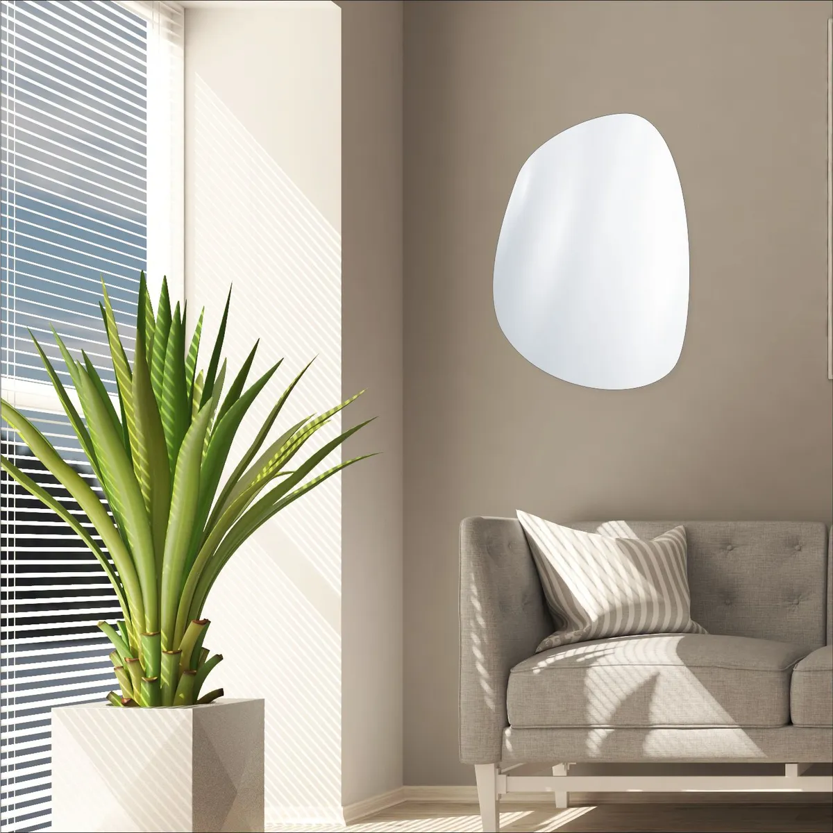 OEM - Espejo asimetrico 50x70 cm BRINCE