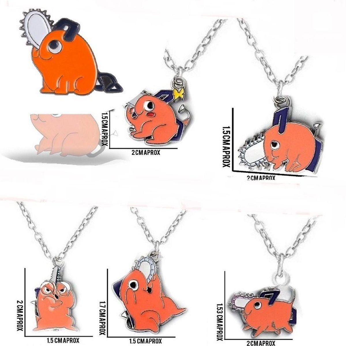 GENERICO - Collar de motosierra Pochita - Anime