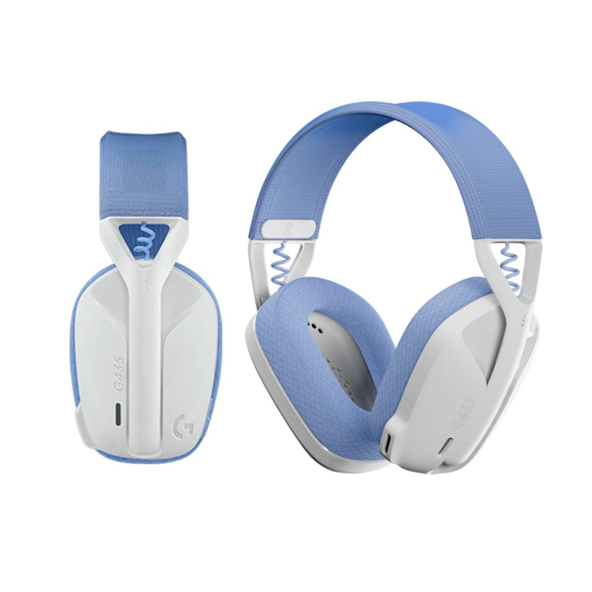 LOGITECH - Audífono Gamer Logitech G435 wireless LIGHTSPEED y Bluetooth - Blanco