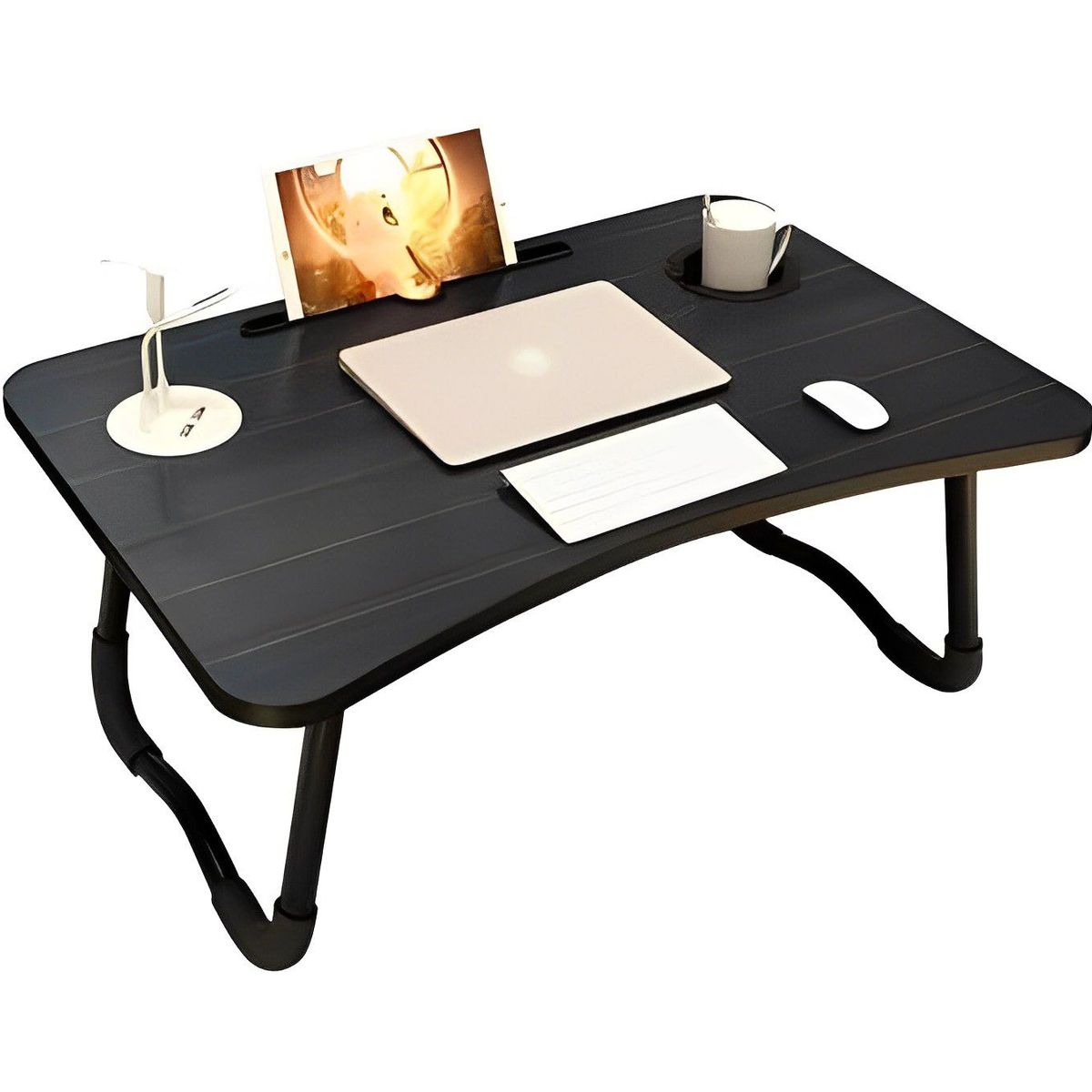 INSPIRA MARKET - Mesa para Laptop Plegable Mesa Portátil con USB