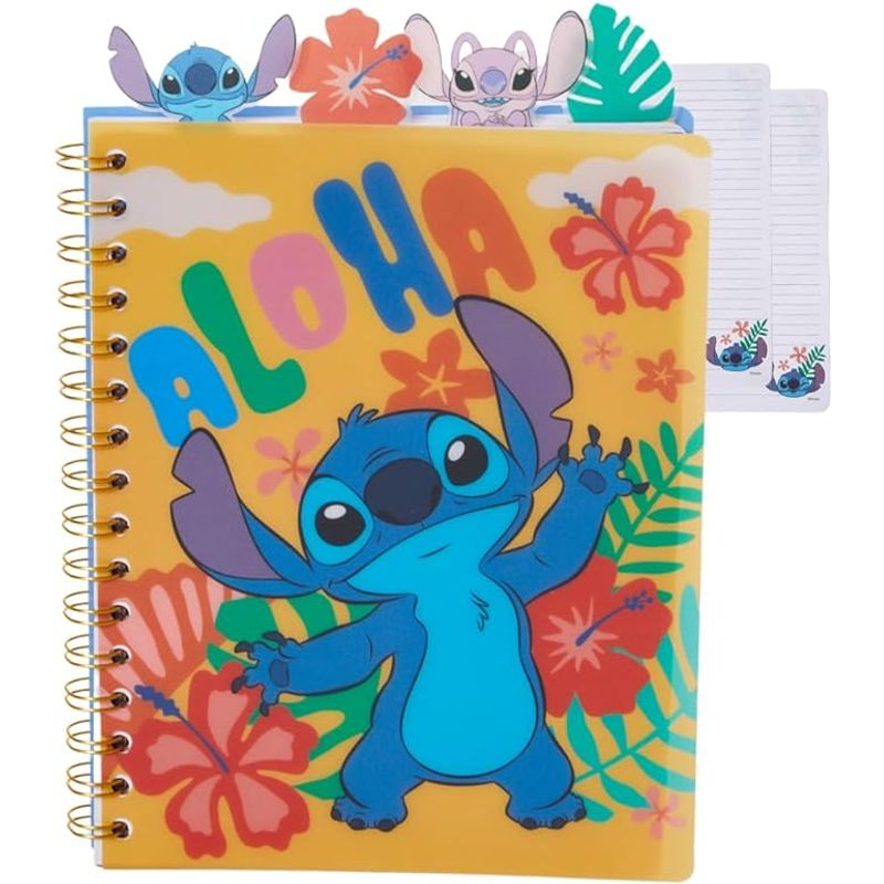 DISNEY - Cuaderno con separadores Stitch
