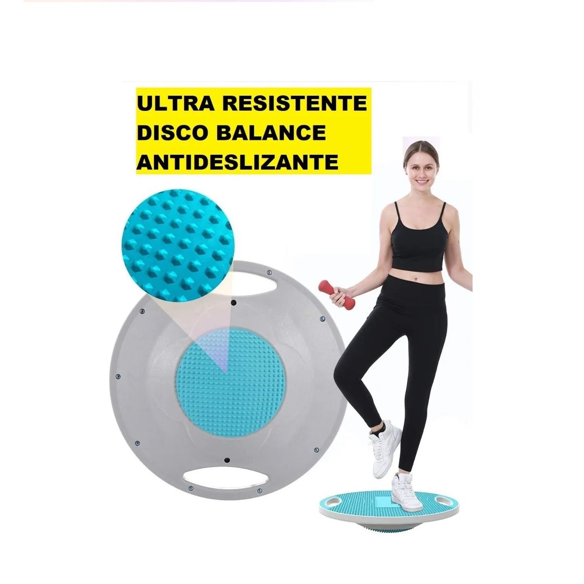 GENERICO - Disco Equilibrio Balance Antideslizante Ultra Resistente