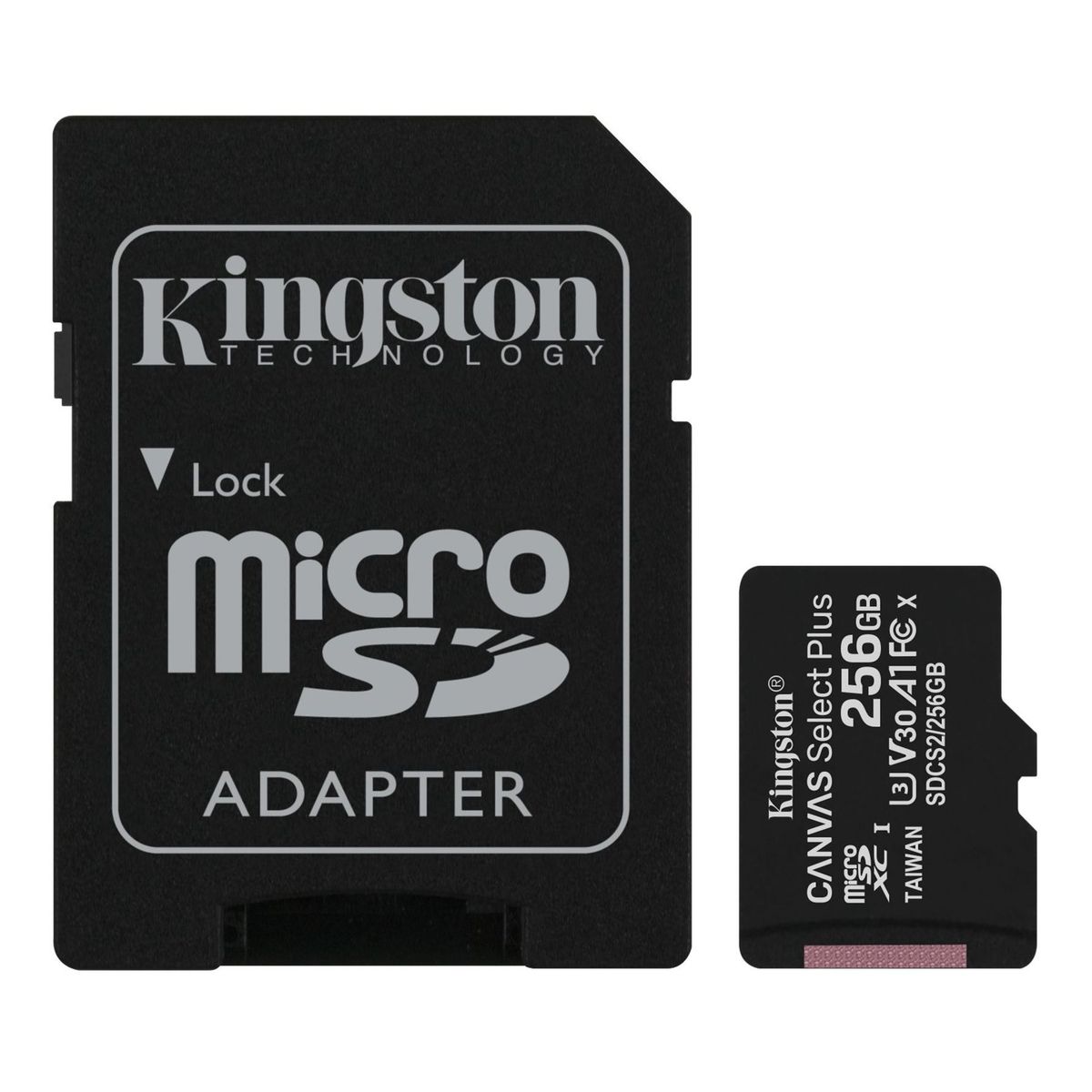 KINGSTON - Memoria Micro Sd Kingston Original 256 Gb. Clase 10 100 Mb/s