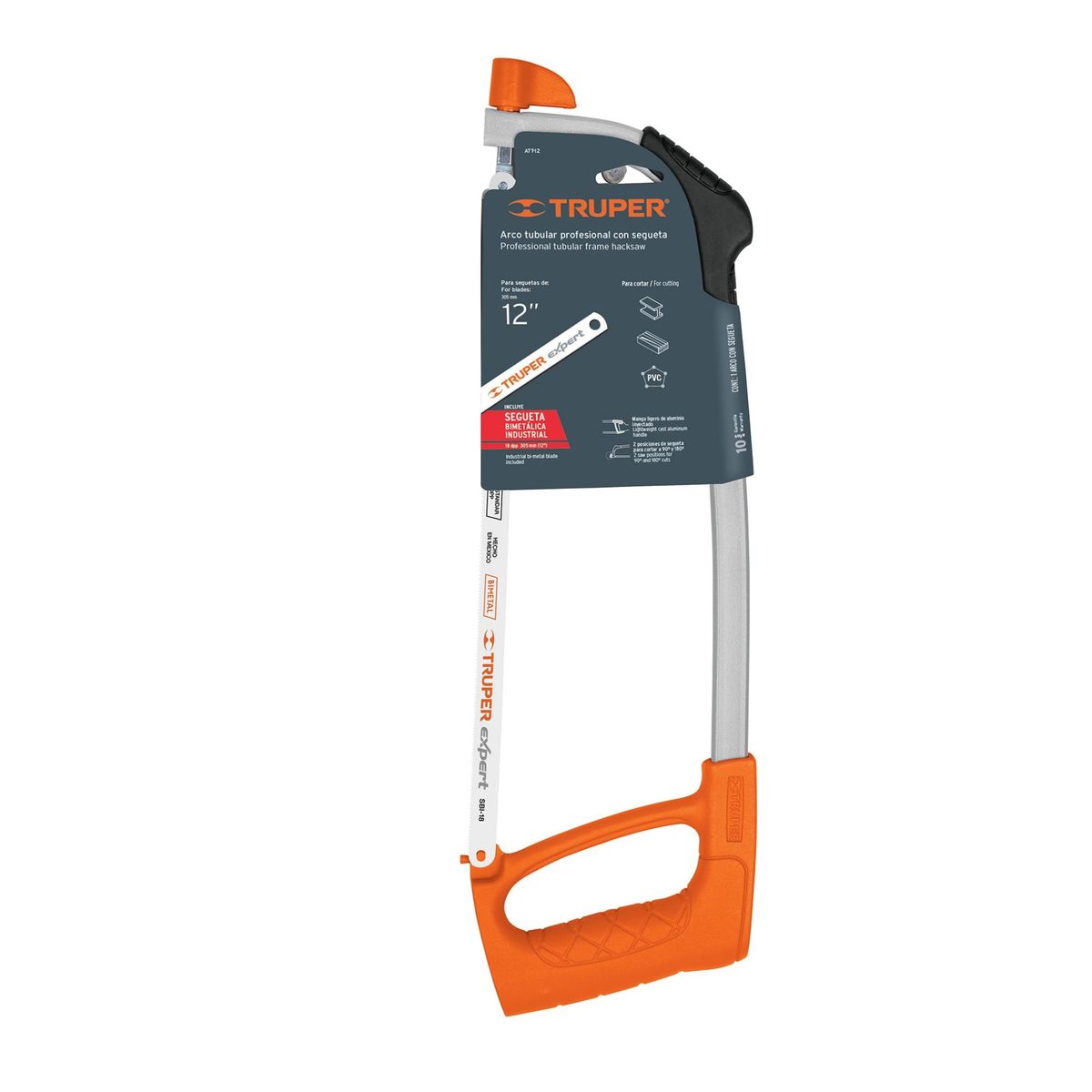 TRUPER - Arco de sierra tubular profesional 12 Truper Expert