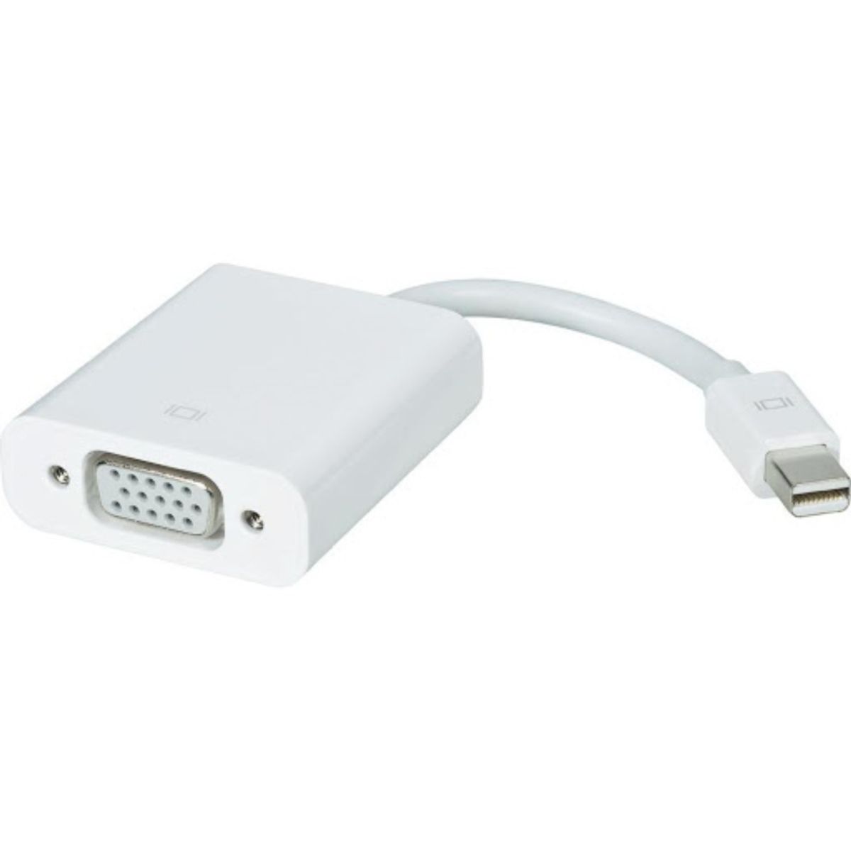 GENERICO - Adaptador Convertidor Mini Displayport A Vga Mdp A Vga Mac Blanco