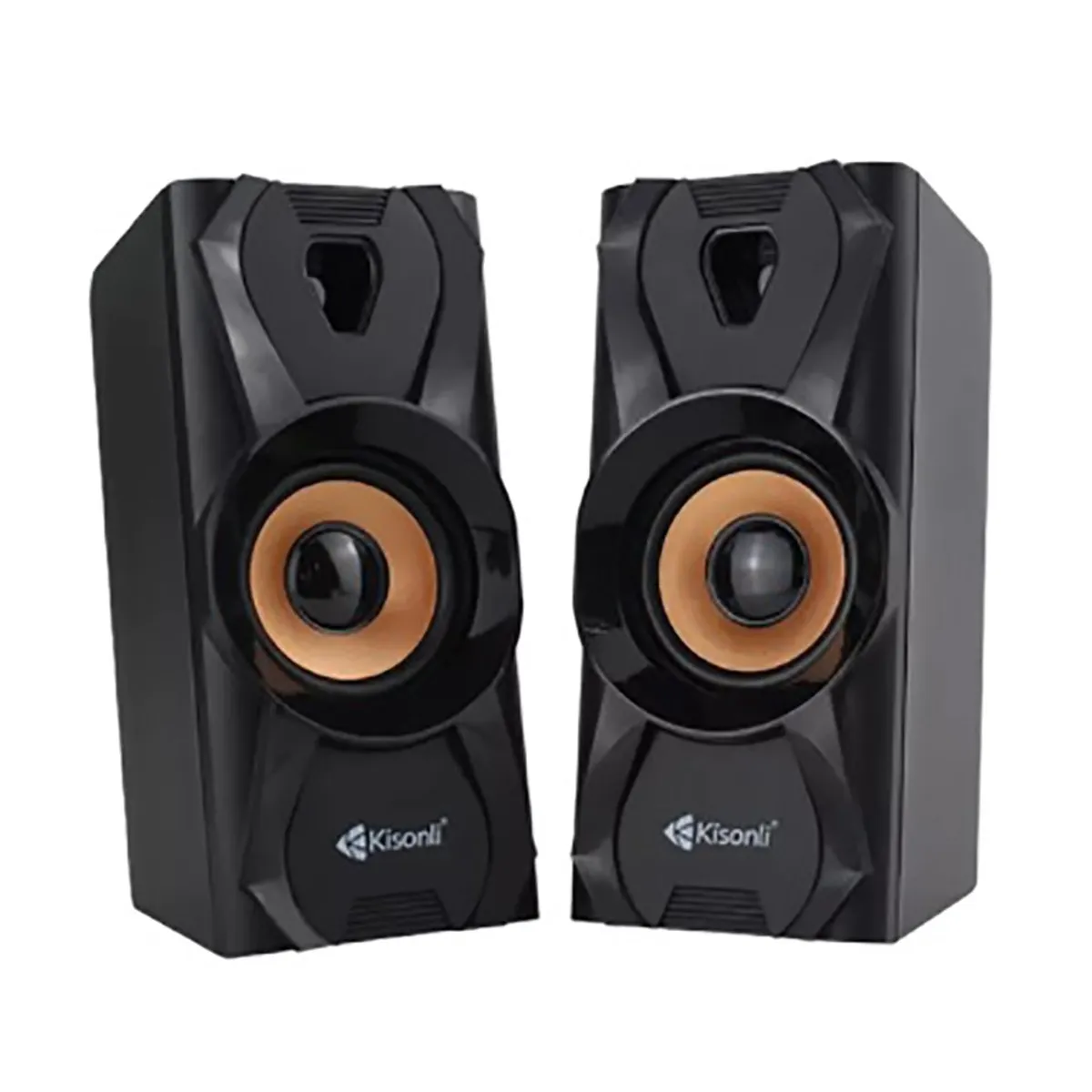 KISONLI - PARLANTE STEREO 2.0 - MULTIMEDIA - PC LAPTOP TABLET CEL MP4