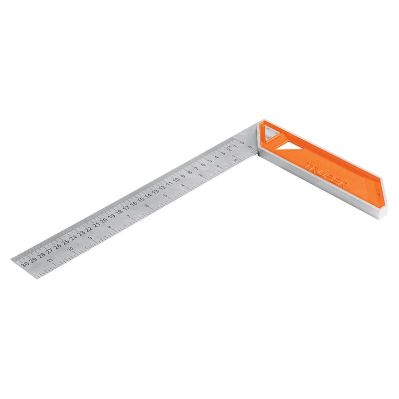 TRUPER - Escuadra para carpintero mango de aluminio 12 Truper