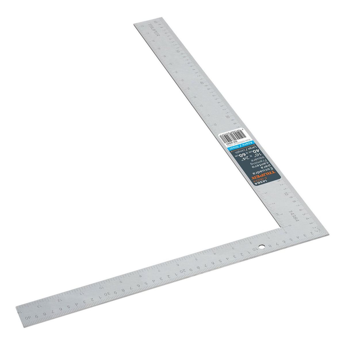 TRUPER - Escuadra para Albañil 16 x 24 Truper