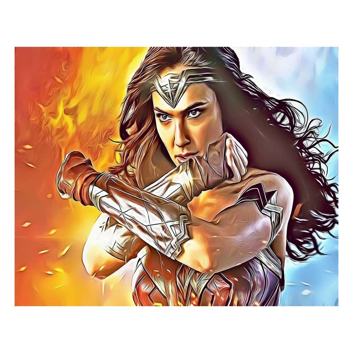 MAKA - DIAMOND PAINTING JOINING BATTLE 40x50 CM  MAKA