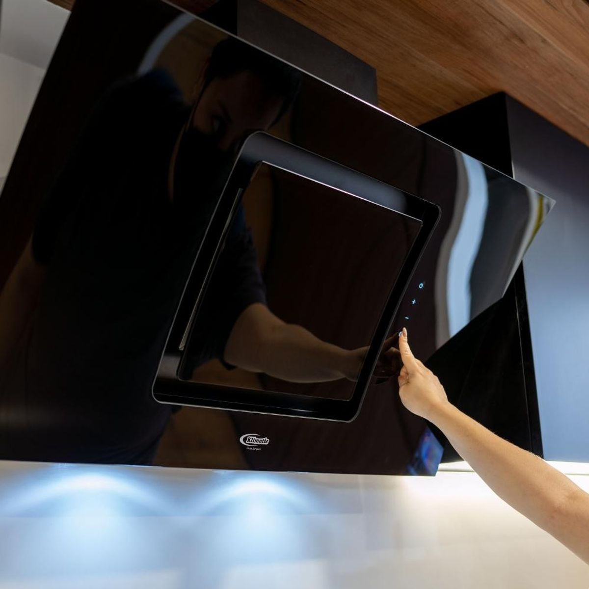 KLIMATIC - Campana Klimatic Decorativa Kamba 90 - Negro