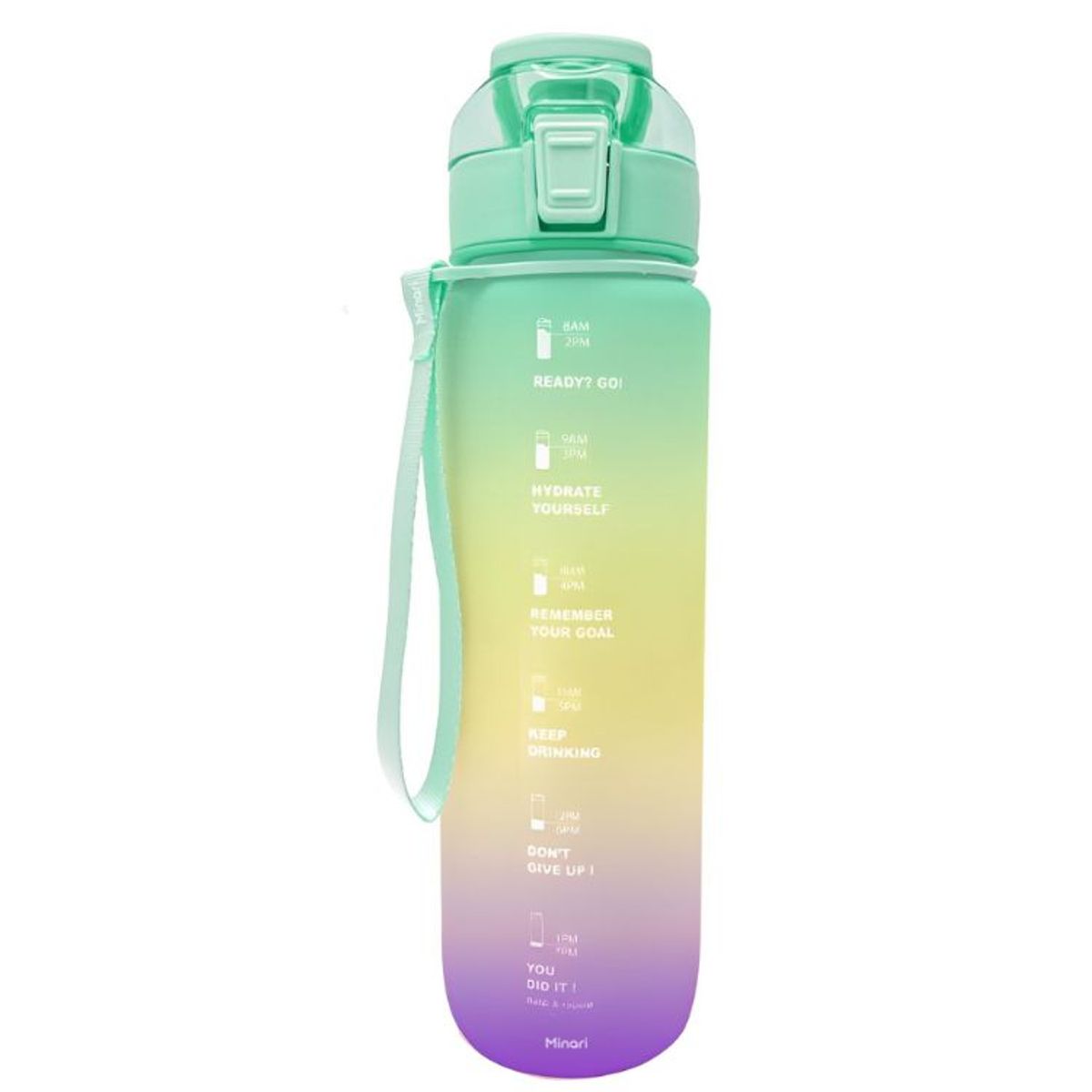 MINARI - Tomatodo Botella con Marcador 1000ml Verde Agua 570B