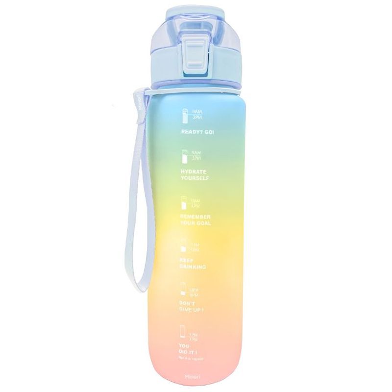 MINARI - Tomatodo Botella con Marcador 1000ml Azul 570B