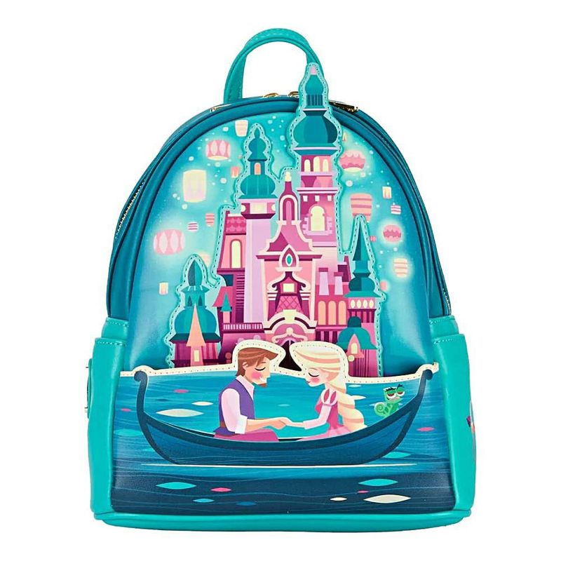 LOUNGEFLY - Mini Mochila Loungefly Rapunzel Enredados Fosforescente