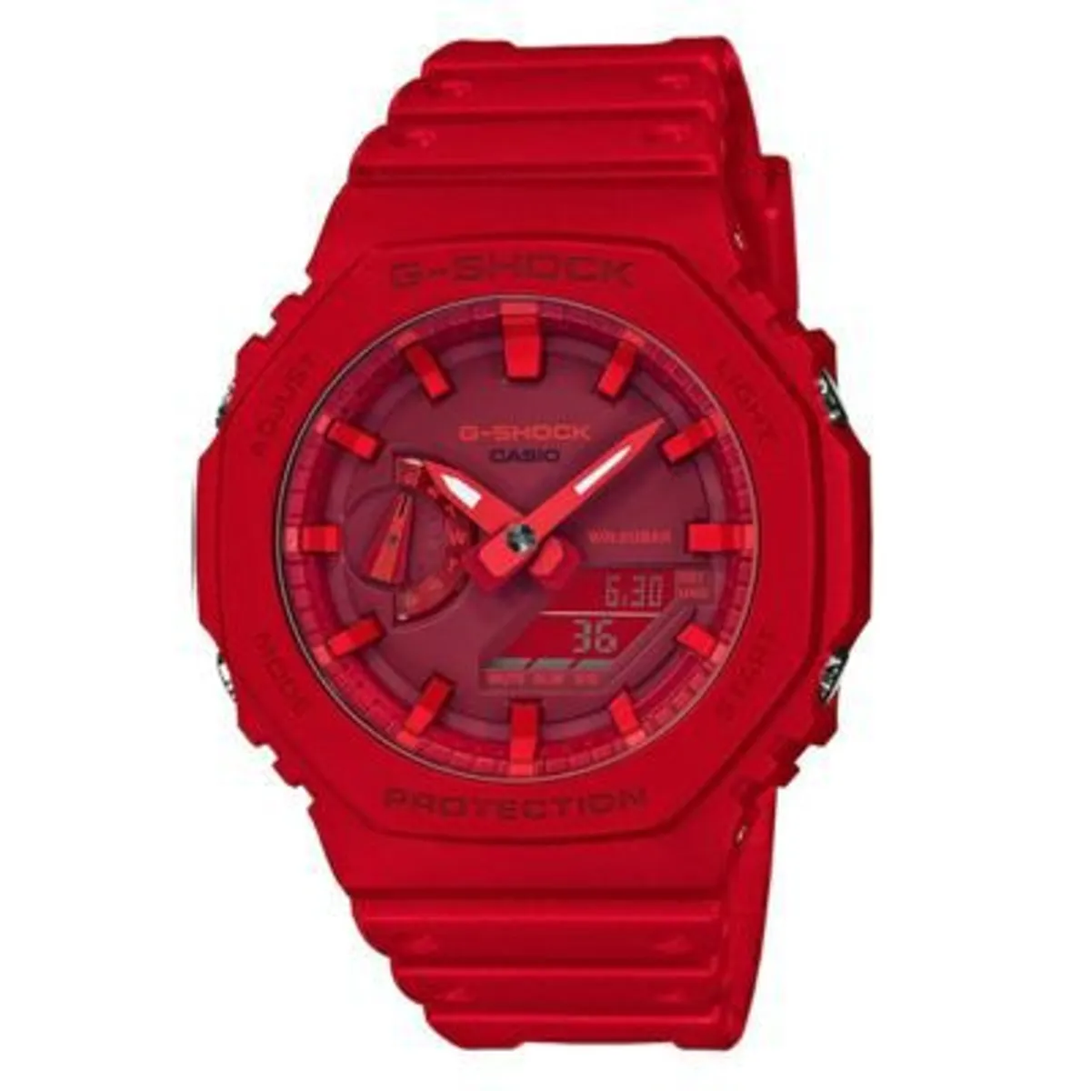 G-SHOCK - Reloj G-Shock Resina Roja GA-2100-4A