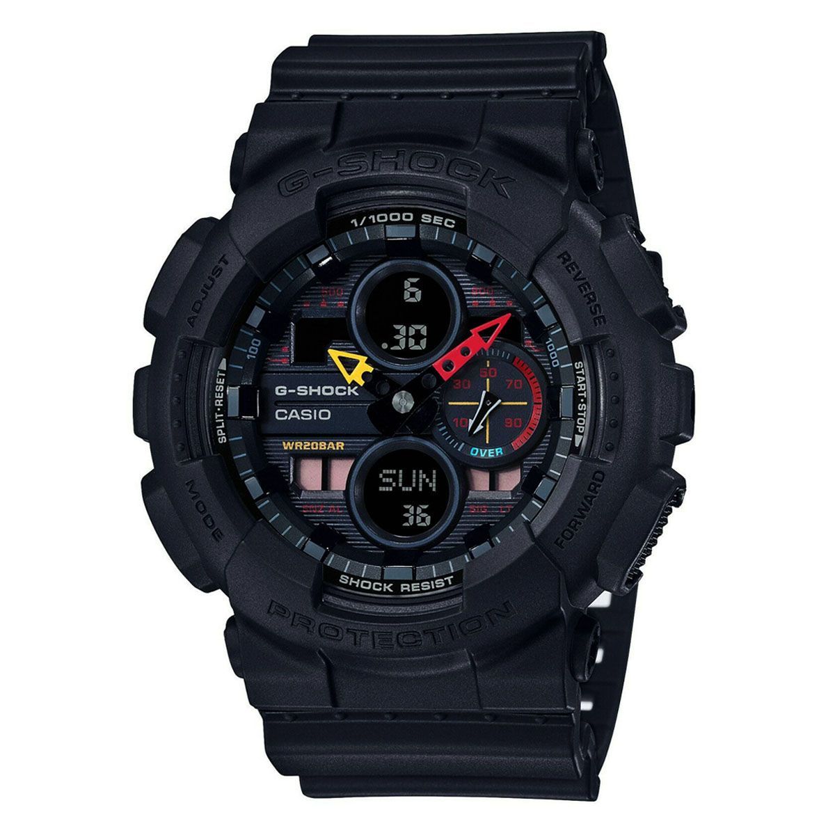 G-SHOCK - Reloj G-Shock Resina Negra GA-140BMC-1A