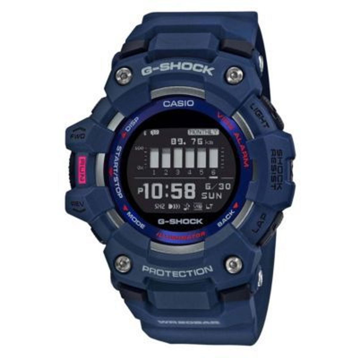 G-SHOCK - Reloj G-Shock Resina Azul con Negro GBD-100-2D