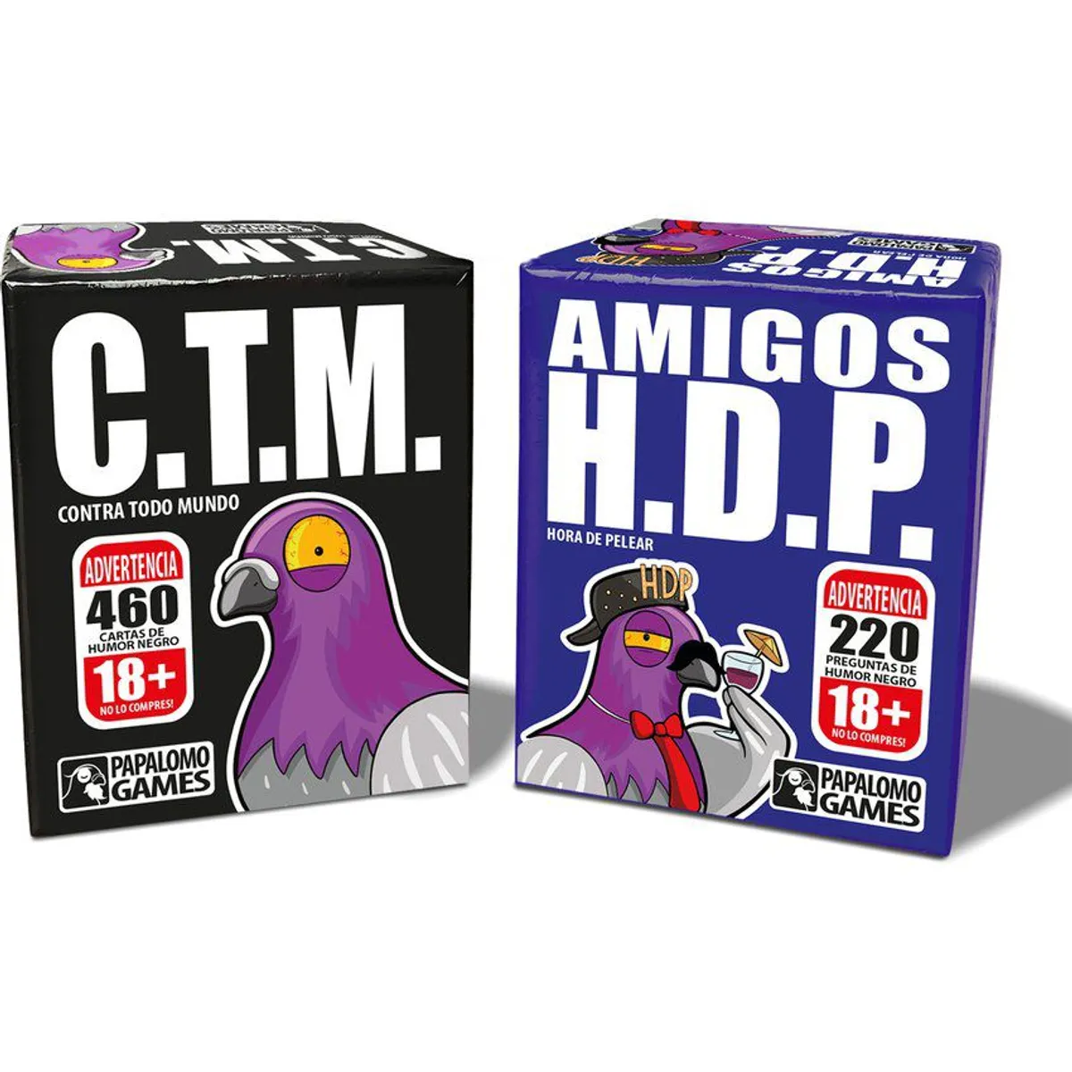 PAPALOMO GAMES - Pack juegos de mesa - ctm y amigos hdp