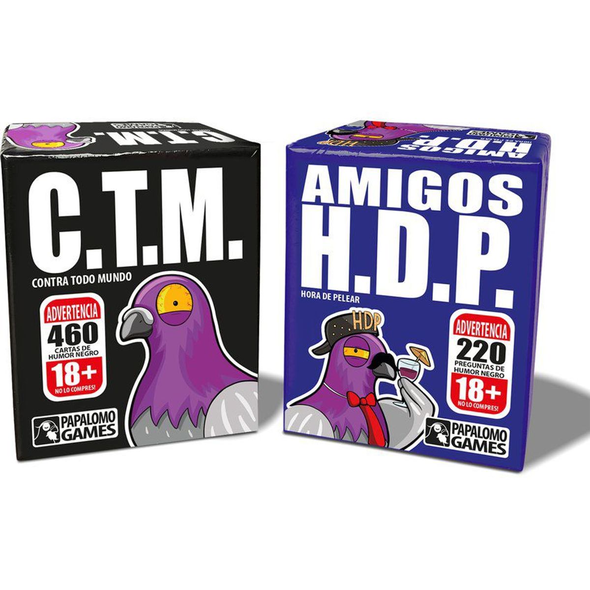 PAPALOMO GAMES - Pack juegos de mesa - ctm y amigos hdp