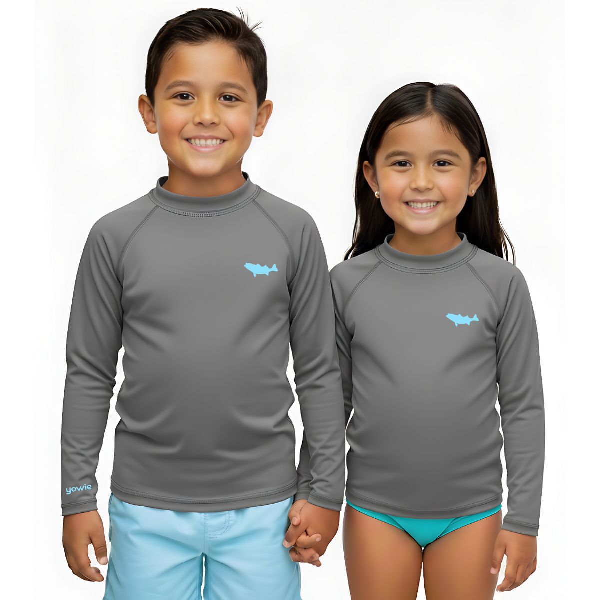 M YOWIE - Camiseta de Licra UV Shark Skin Kids