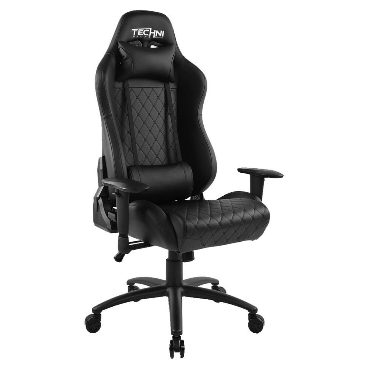 TECHNISPORT - Silla Gamer Technisport Serie Elite Negro Reclinable 150°