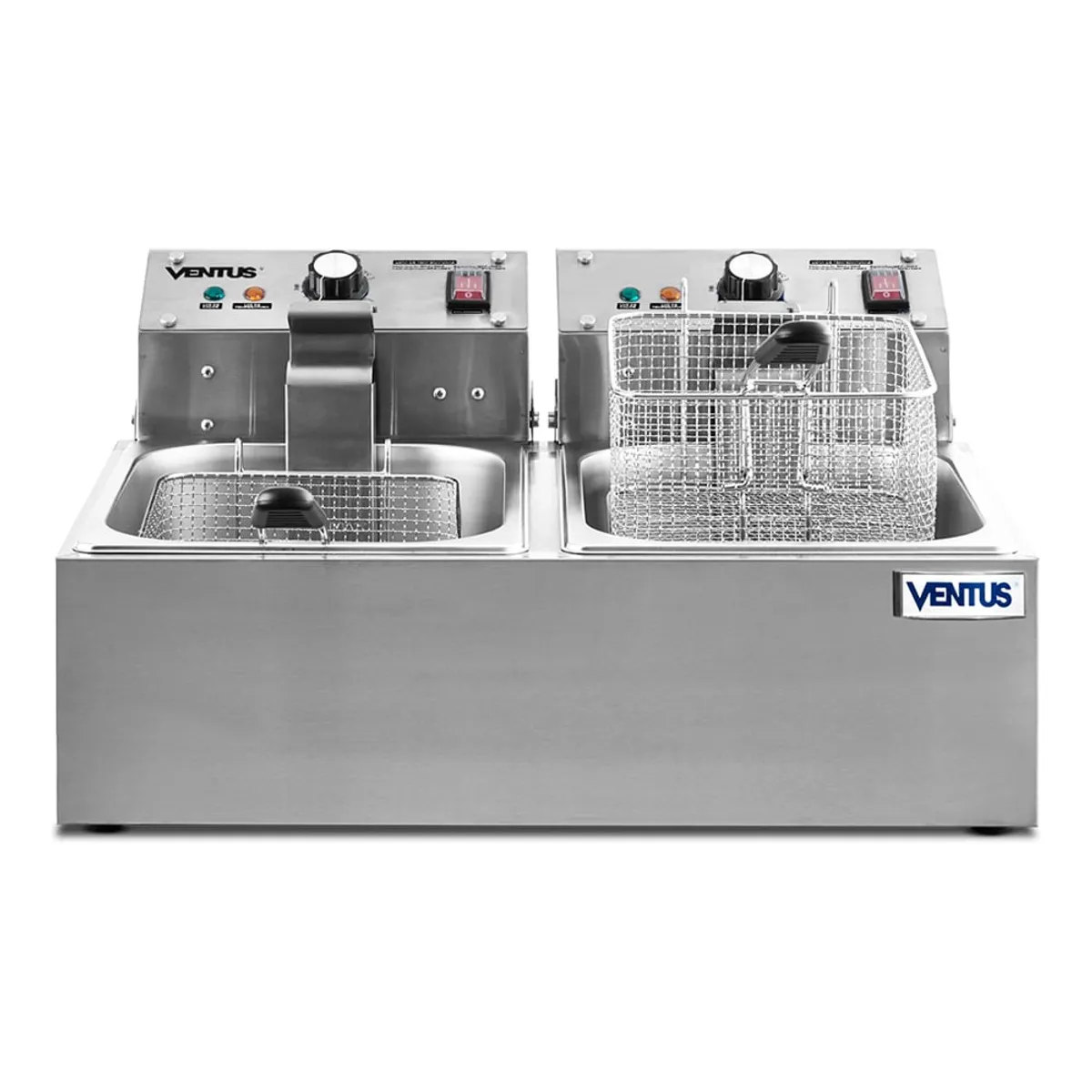 VENTUS - Ventus Freidora Eléctrica Doble Sobre Mesa VFS-062