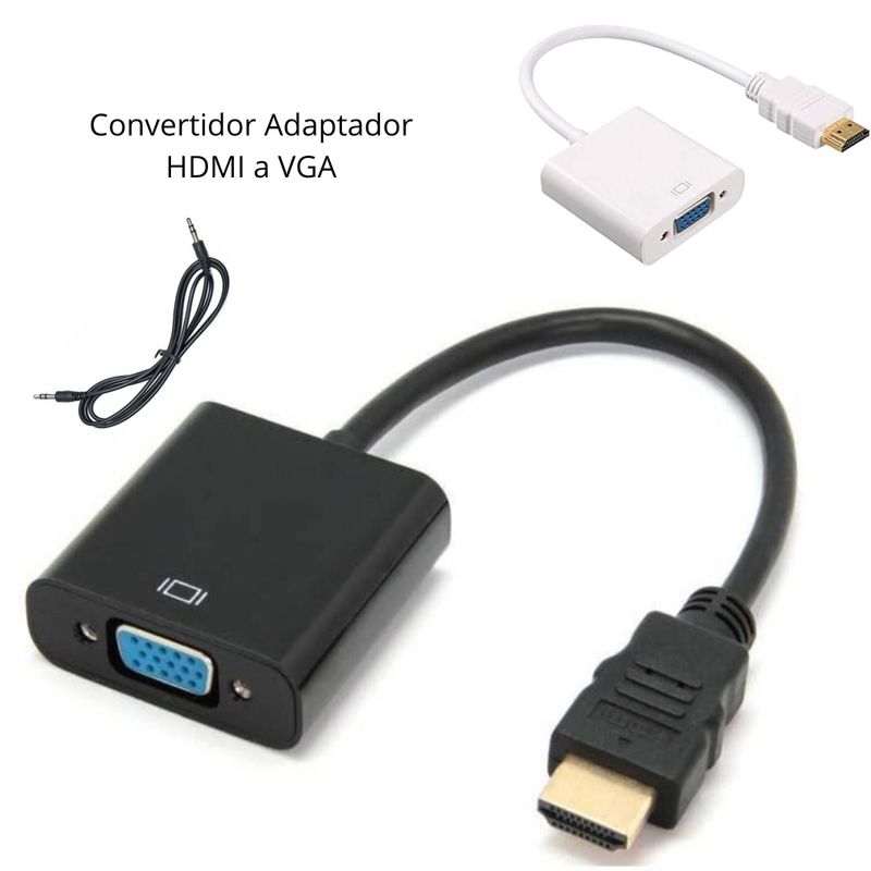 INSPIRA - Convertidor Adaptador HDMI a VGA
