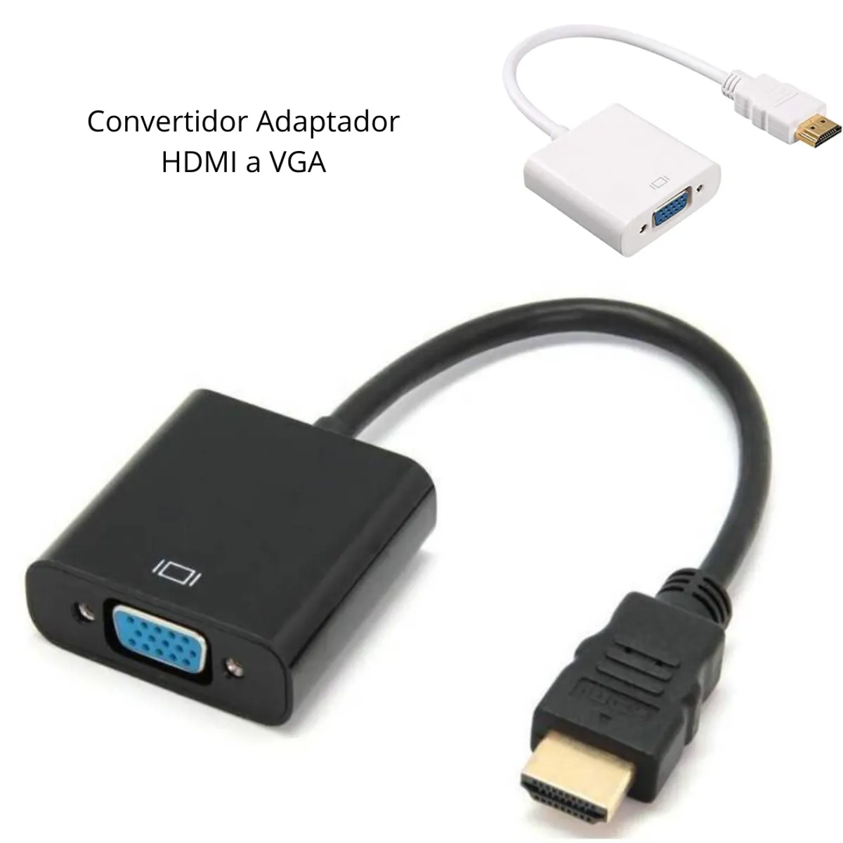 INSPIRA MARKET - Convertidor Adaptador HDMI a VGA