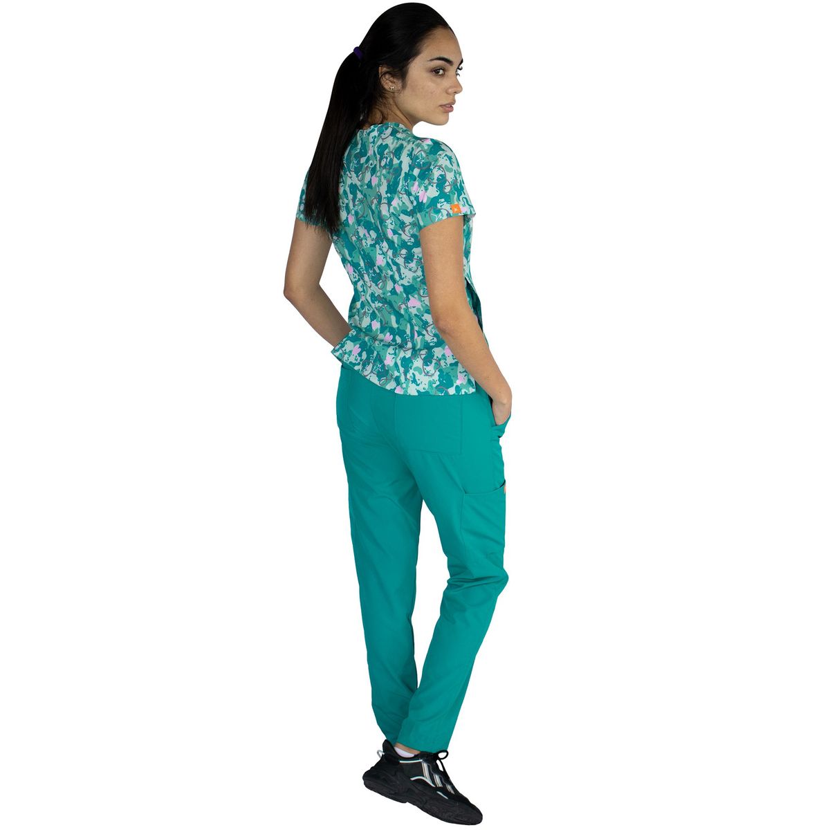 TWELVE - Twelve - conjunto  Venecia diseño camuflado  corazones  - verde jade