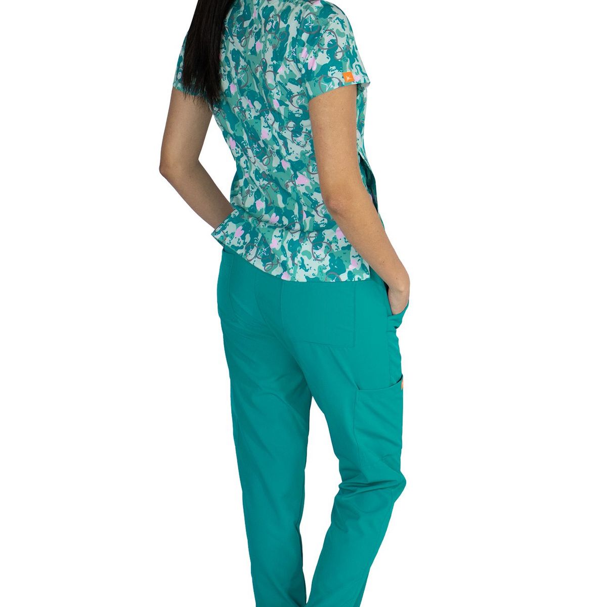 TWELVE - Twelve - conjunto  Venecia diseño camuflado  corazones  - verde jade