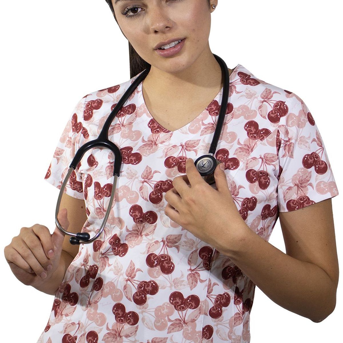 TWELVE - Twelve - conjunto  Venecia diseño cerezas    - rojo vino